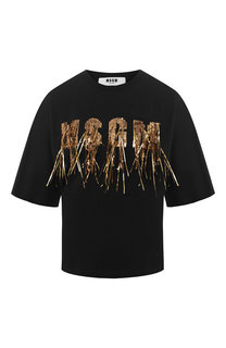 Хлопковая футболка MSGM