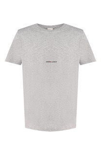 Хлопковая футболка Saint Laurent