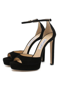 Замшевые босоножки Pattie 130 Jimmy Choo