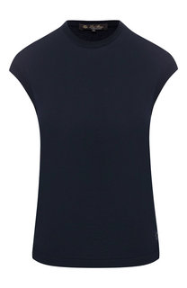 Топ из смеси шелка и хлопка Loro Piana