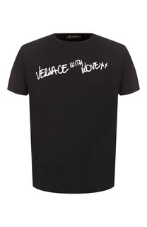 Хлопковая футболка Versace