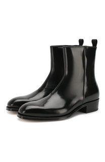 Кожаные сапоги Alexander McQueen