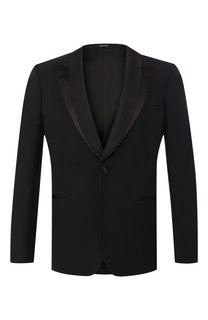 Пиджак из смеси шерсти и шелка Alexander McQueen