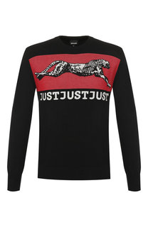 Джемпер из смеси хлопка и вискозы Just Cavalli