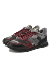 Утепленные кроссовки Valentino Garavani Rockrunner Valentino