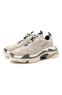 Комбинированные кроссовки Triple S Balenciaga