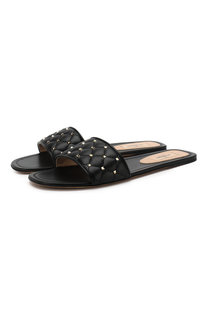 Кожаные шлепанцы Valentino Garavani Rockstud Spike Valentino