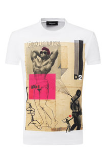 Хлопковая футболка Dsquared2