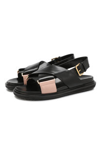 Кожаные сандалии Marni