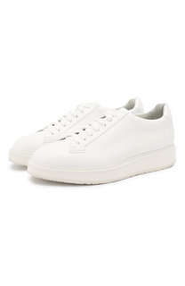 Кожаные кеды Santoni