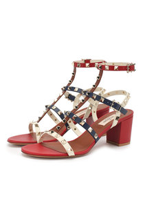 Кожаные босоножки Valentino Garavani Rockstud Valentino