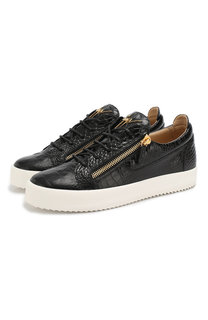 Кожаные кеды Frankie Giuseppe Zanotti Design