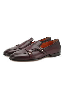 Кожаные монки Santoni