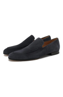 Замшевые лоферы Brioni