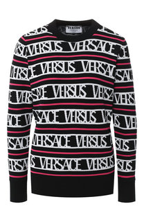 Пуловер с логотипом бренда Versus Versace