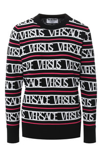 Пуловер с логотипом бренда Versus Versace
