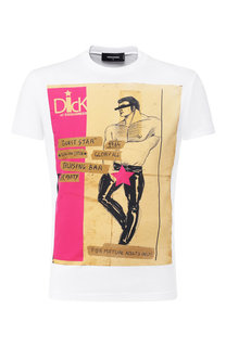 Хлопковая футболка Dsquared2
