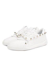 Кожаные кеды Valentino Garavani Rockstud Armor Valentino