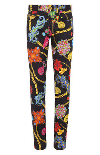 Джинсы прямого кроя Versace
