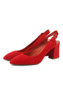 Замшевые туфли Santoni