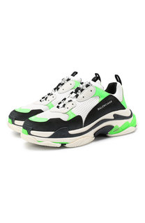 Комбинированные кроссовки Triple S Balenciaga