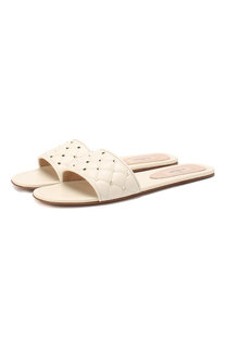 Кожаные шлепанцы Valentino Garavani Rockstud Spike Valentino