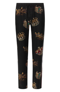 Шелковые брюки Dolce & Gabbana