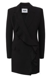 Двубортное платье MSGM