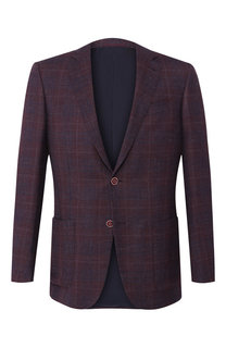 Пиджак из смеси шерсти и шелка Ermenegildo Zegna