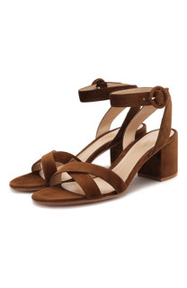 Замшевые босоножки Frida Gianvito Rossi
