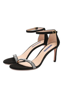 Замшевые босоножки Stuart Weitzman