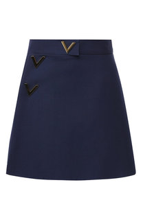 Шорты из смеси шерсти и шелка Valentino