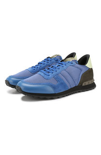 Текстильные кроссовки Valentino Garavani Rockrunner Valentino