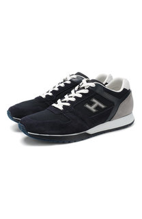Замшевые кроссовки Hogan