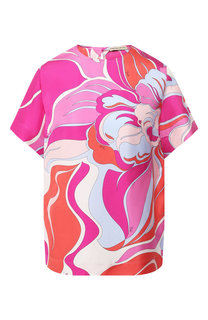 Шелковый топ Emilio Pucci