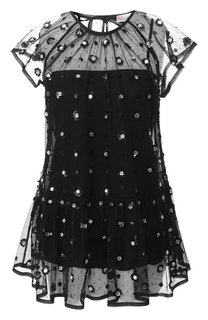 Топ с декоративной отделкой REDVALENTINO