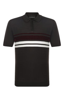 Хлопковое поло Emporio Armani