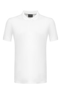 Хлопковое поло Emporio Armani