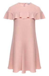 Платье с оборкой REDVALENTINO
