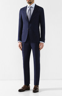 Костюм из смеси шерсти и шелка Ermenegildo Zegna