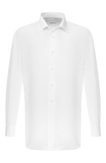 Хлопковая рубашка с воротником кент Brioni