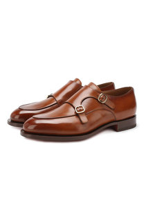 Кожаные монки Santoni