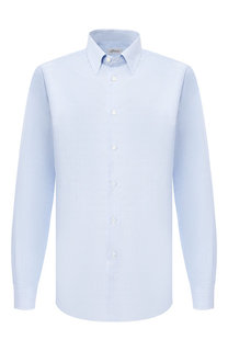 Хлопковая сорочка с воротником кент Brioni