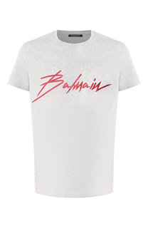 Хлопковая футболка Balmain