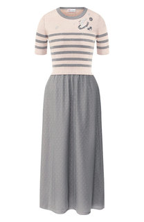 Хлопковое платье REDVALENTINO