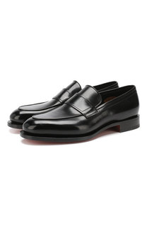 Кожаные лоферы Santoni