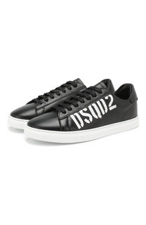 Кожаные кеды Dsquared2