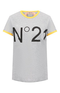 Хлопковая футболка No. 21