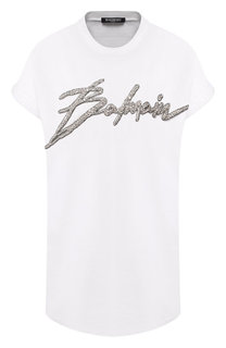 Хлопковая футболка Balmain