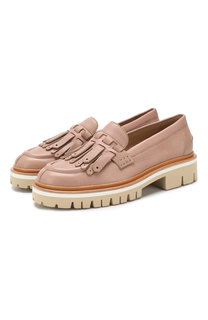 Кожаные лоферы Santoni